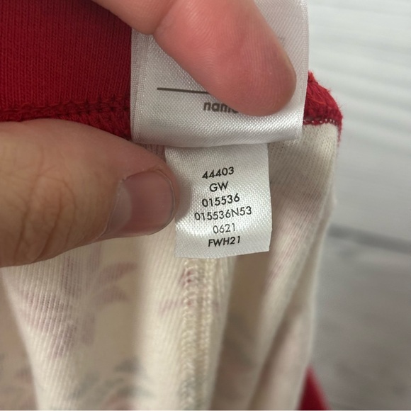 Hanna Andersson Holiday Christmas Long John Pajama Set Deer Size XXL Two Piece - Picture 13 of 13